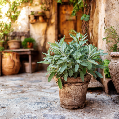 White Sage Starter Plants in 3.5" Pots. Cold Sensitive!! Smells delightful!! You choose amount